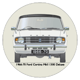 Ford Cortina MkII 1300 Deluxe 1966-70 Coaster 4